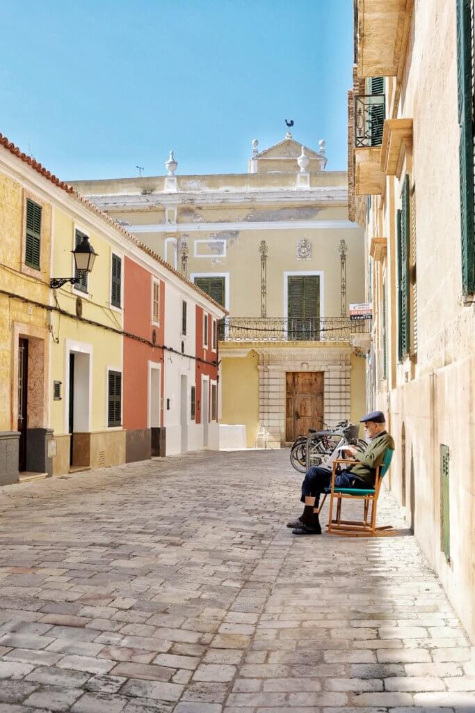 Man-in-sun-ciutadella-menorca